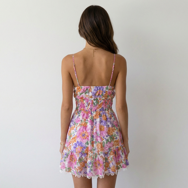 Valentina Vestido Floral Pastel