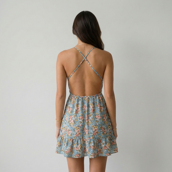 Vestido Floral Cruzado Natalia