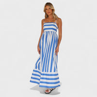 Camila - Vestido Listrado Fresco