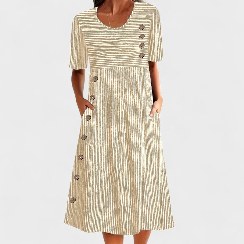 Sofia - Vestido de verão às riscas