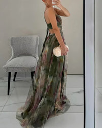 Gisela | Encantador maxivestido com estampado floral