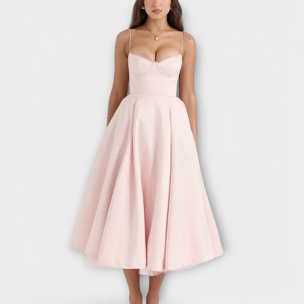 Mélie – Vestidos de verão leves com detalhe de corpete