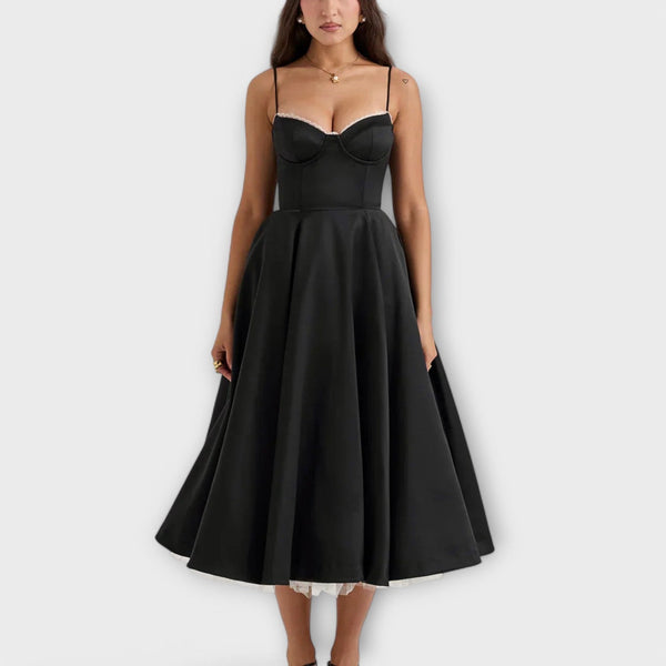 Mélie – Vestidos de verão leves com detalhe de corpete