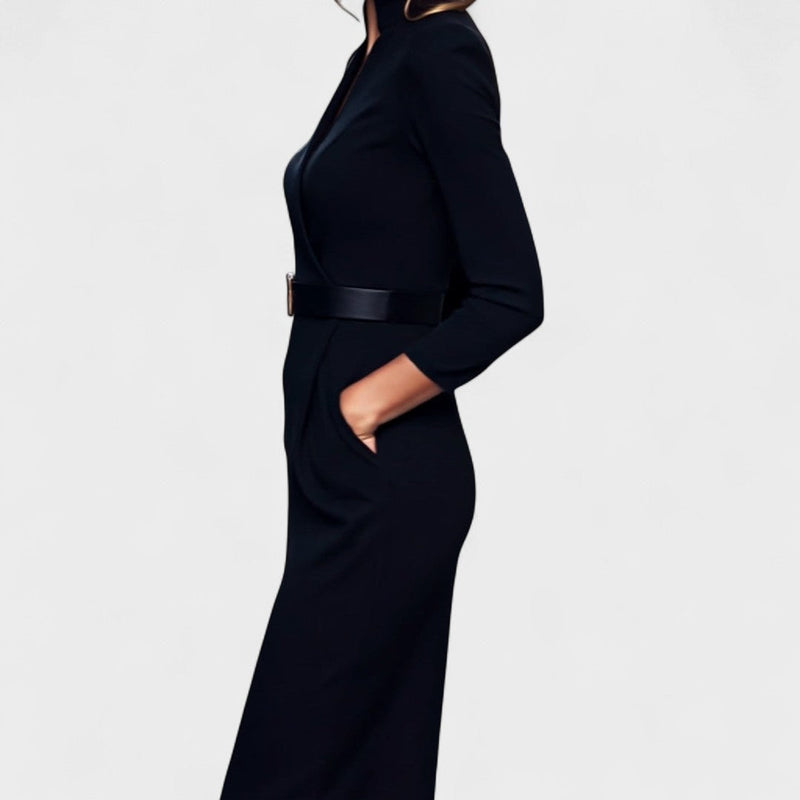 Inês - Vestido Elegante com Cinto