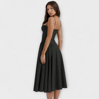 Rosalie - vestido elegante com corpete sem mangas