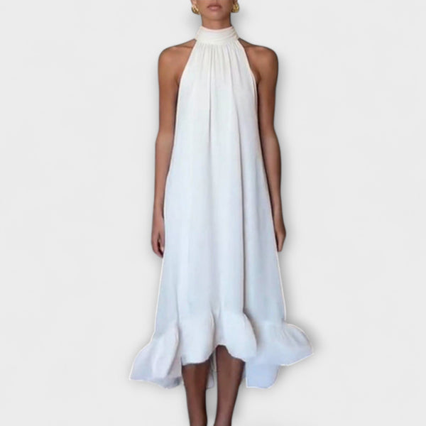 Emilia - Vestido chique com folhos