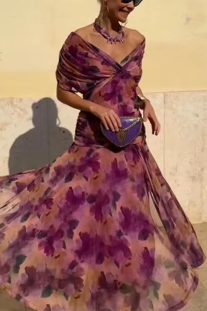 Vestido Elegante com Decote em V