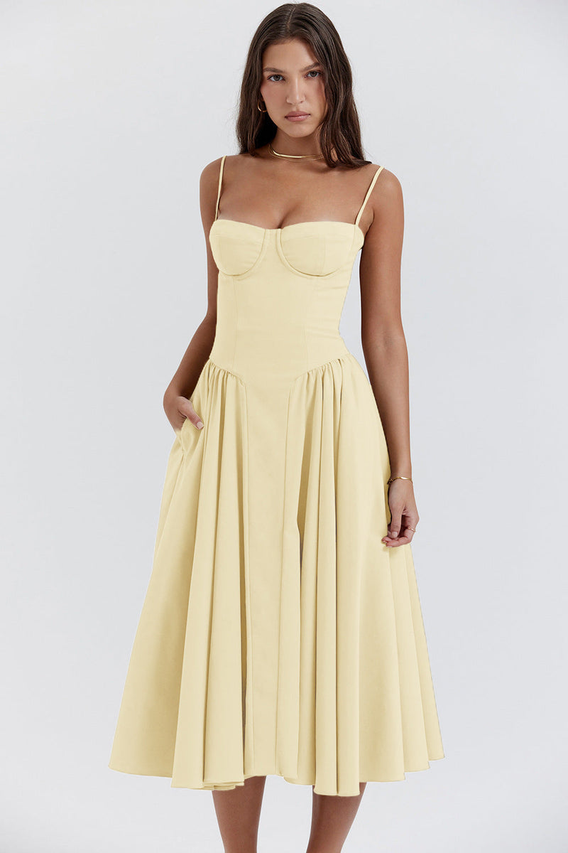 Kiki | Vestido midi retrô