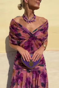 Vestido Elegante com Decote em V