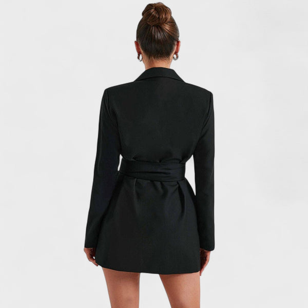 Teresa - Vestido blazer preto