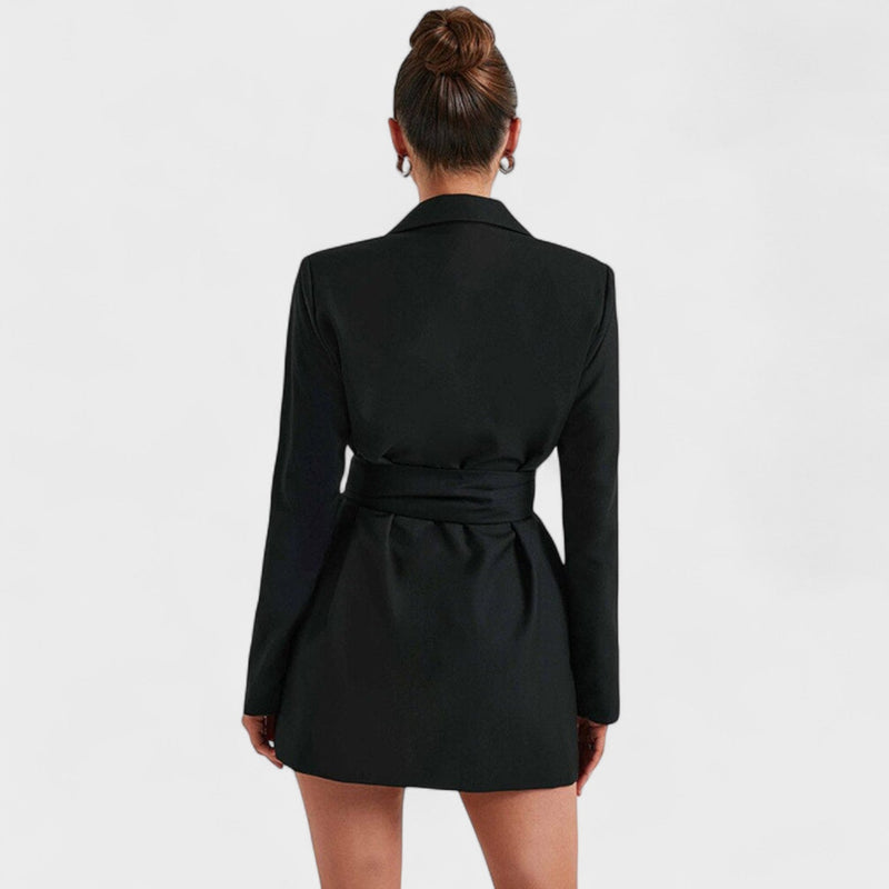 Teresa - Vestido blazer preto