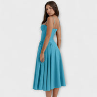 Rosalie - vestido elegante com corpete sem mangas