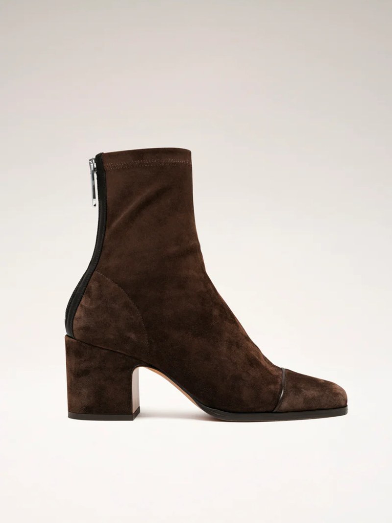 Botas em Camurça com Salto - Aurora