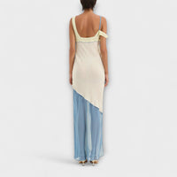 Alora - Vestido midi Thames com detalhes de inserções