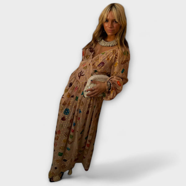 Lauren - Vestido Shell Reign de tamanho Petite