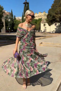 Vestido Elegante com Decote em V