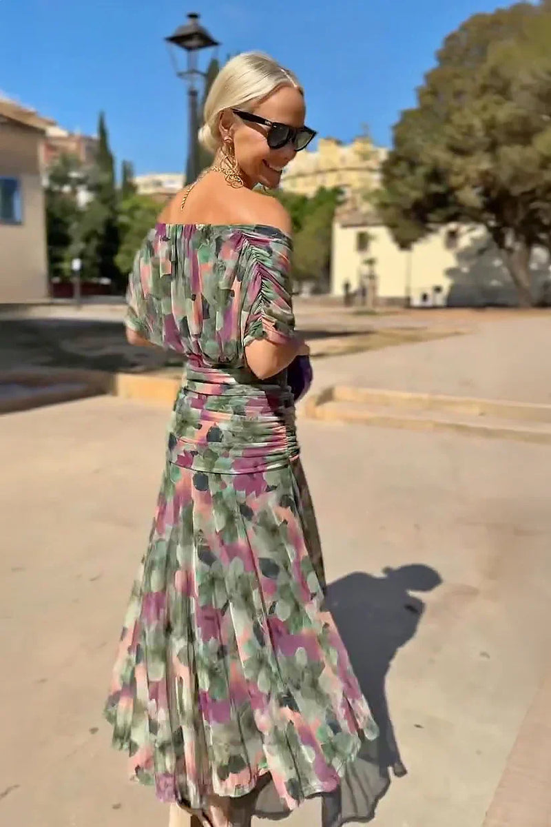 Vestido Elegante com Decote em V