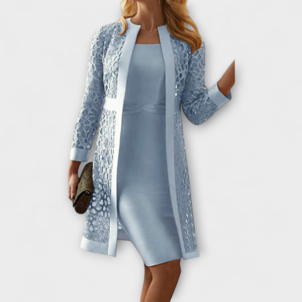 Runa - Vestidos de renda elegantes de duas peças