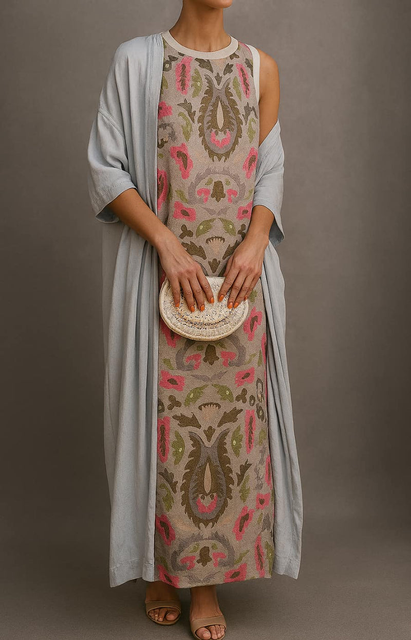 ISABELLA | Vestido Estampado Elegante para Mulher