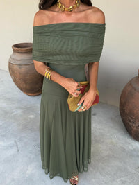 Irene / Vestido Elegante Sem Alças em Malha