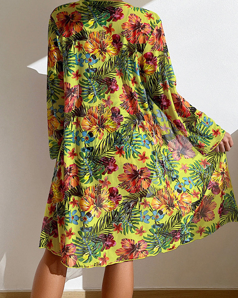 Luisa - Biquini com lenço em floral