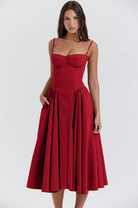 Kiki | Vestido midi retrô