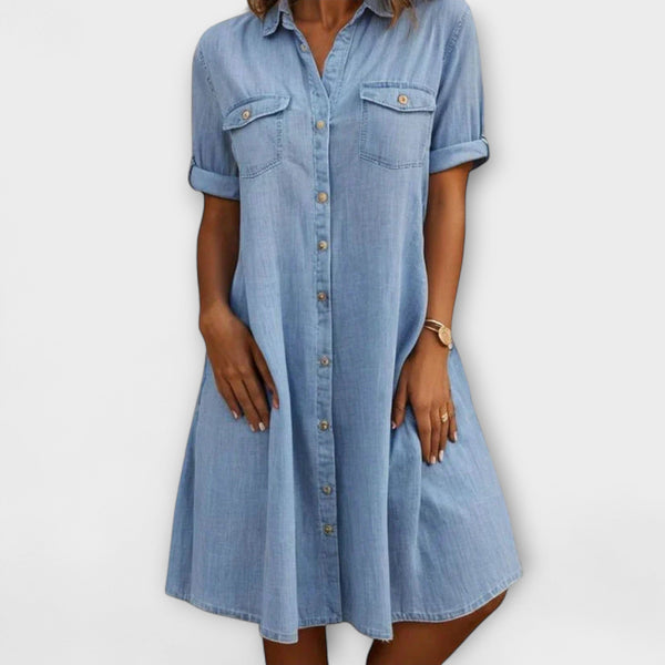 Vestido casual de corte A