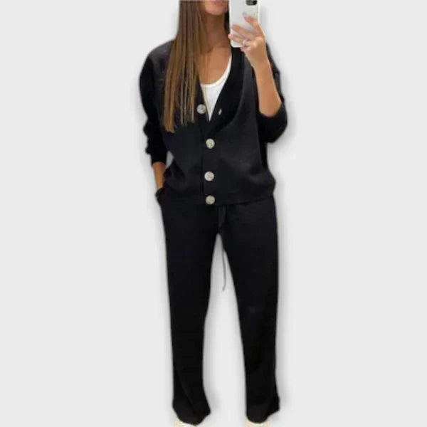 Mariana - Blusa de mangas longas e calças