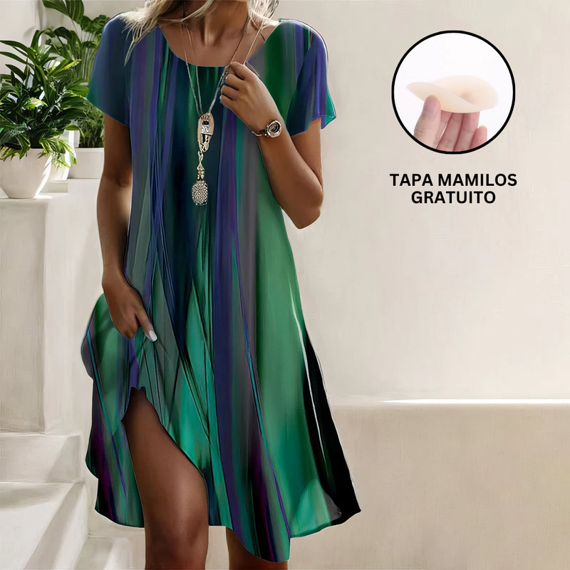 Jamie™ | Vestido de Mulher Boho Casual com Degradê