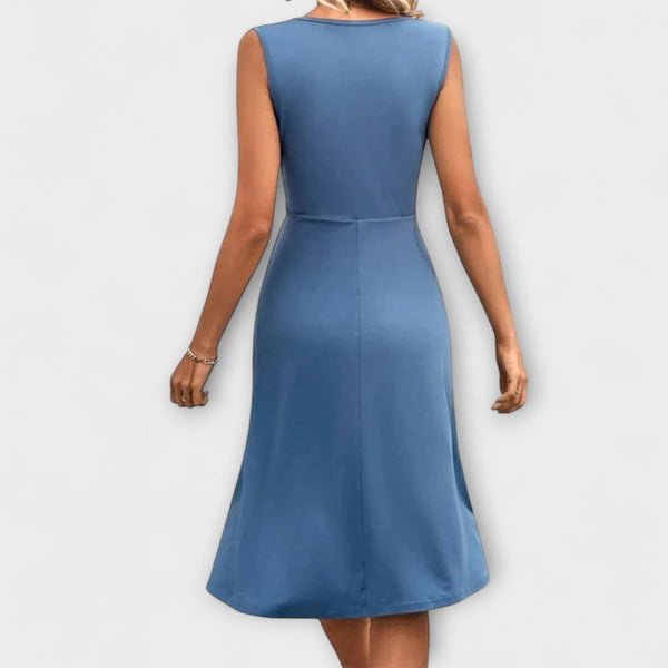 Lina - Vestido de verão com decote cruzado