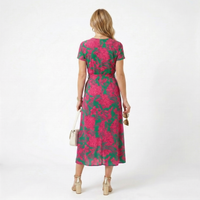 Inês - Vestido Longo com Folhos Fluídos