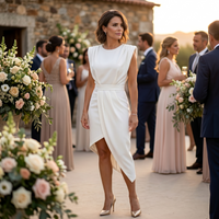 Aurora | Vestido Assimétrico com Ombros Estruturados