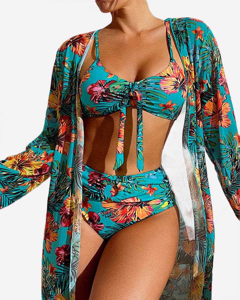 Bikini de Cintura Alta Confortável Livia