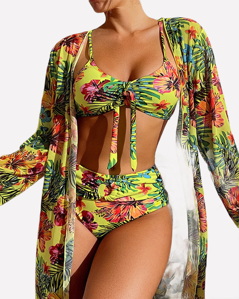 Bikini de Cintura Alta Confortável Livia