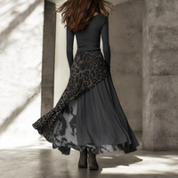Alba Montiel™ | Vestido Largo Leopardo