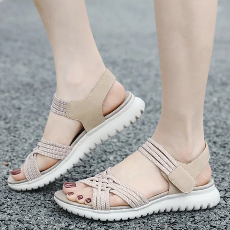 Helena | Sandálias de conforto leves com suporte elástico