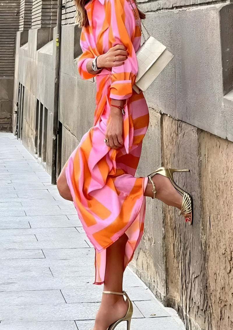 Amalia – Vestido de Primavera Longo