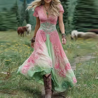 Celestine |Vestido floral fluido e sob medida