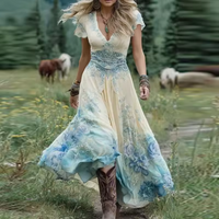 Celestine |Vestido floral fluido e sob medida