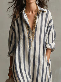 Pepa | Vestido camisero longo