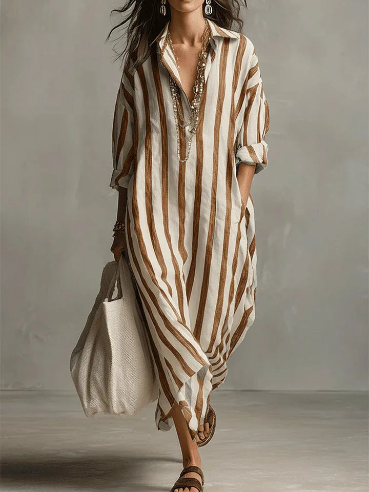 Pepa | Vestido camisero longo
