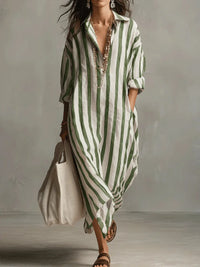 Pepa | Vestido camisero longo