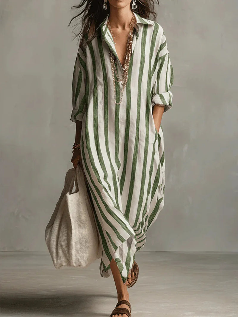 Pepa | Vestido camisero longo
