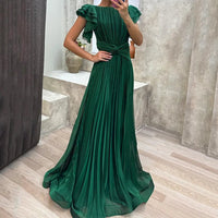 Rory | Vestido de noite plissado para Mulher