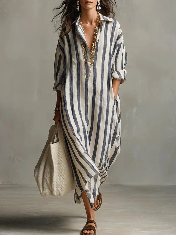 Pepa | Vestido camisero longo