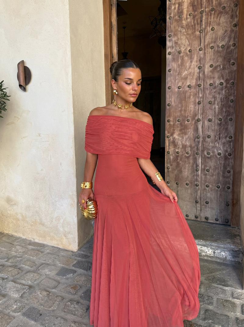 Irene / Vestido Elegante Sem Alças em Malha