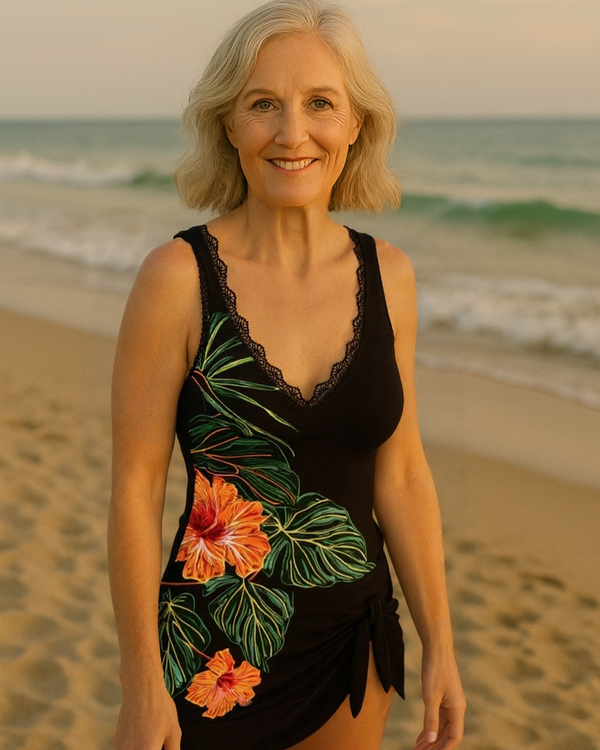 Cátia - Tankini com padrão floral