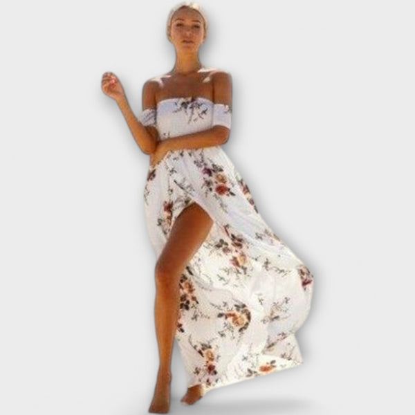 Verena - Vestido midi boémio