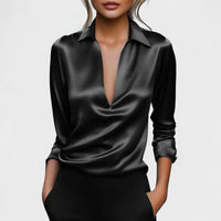 Nádia - Blusa Premium com decote em V