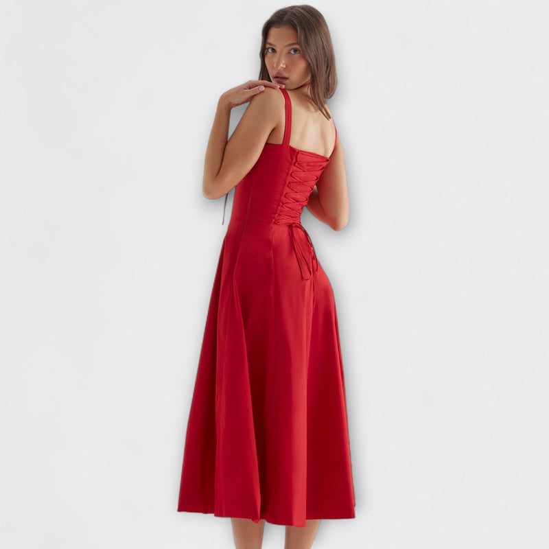 Zipporas - Vestido feito à medida com estampado floral primaveril moderno